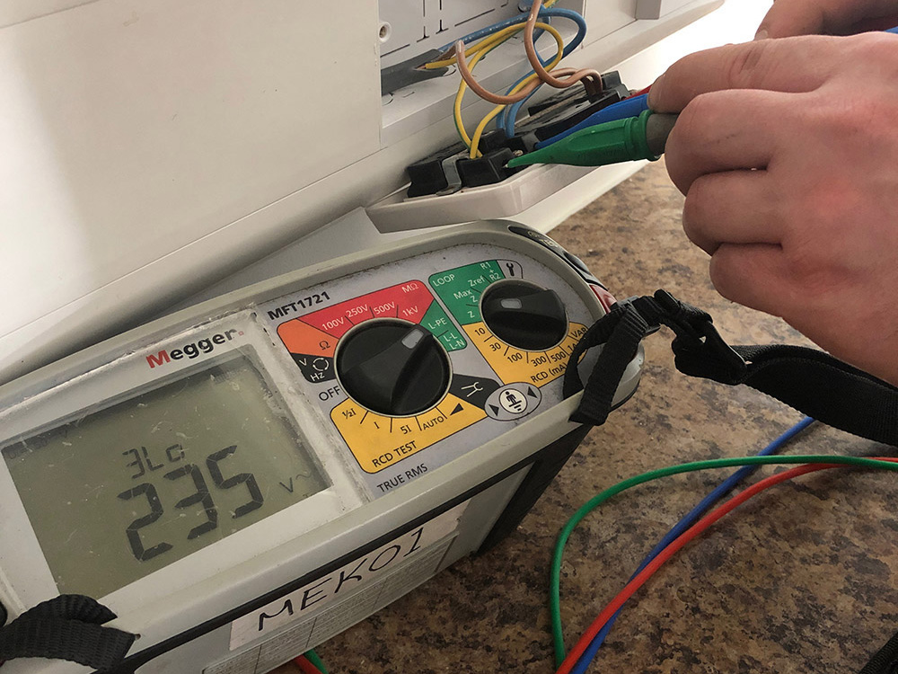 meko domestic electrical testing
